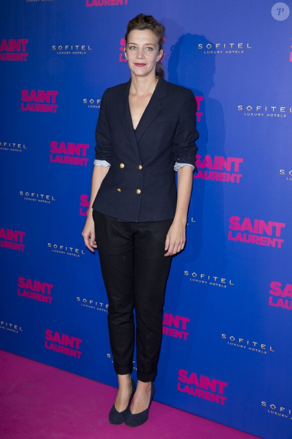 Céline Sallette - Avant-première du film "Saint Laurent" au Centre Georges Pompidou à Paris le 23 septembre 2014.