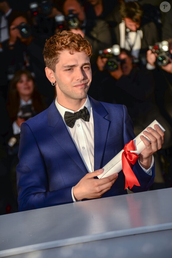 Xavier Dolan, prix du jury à Cannes, le 24 mai 2014.