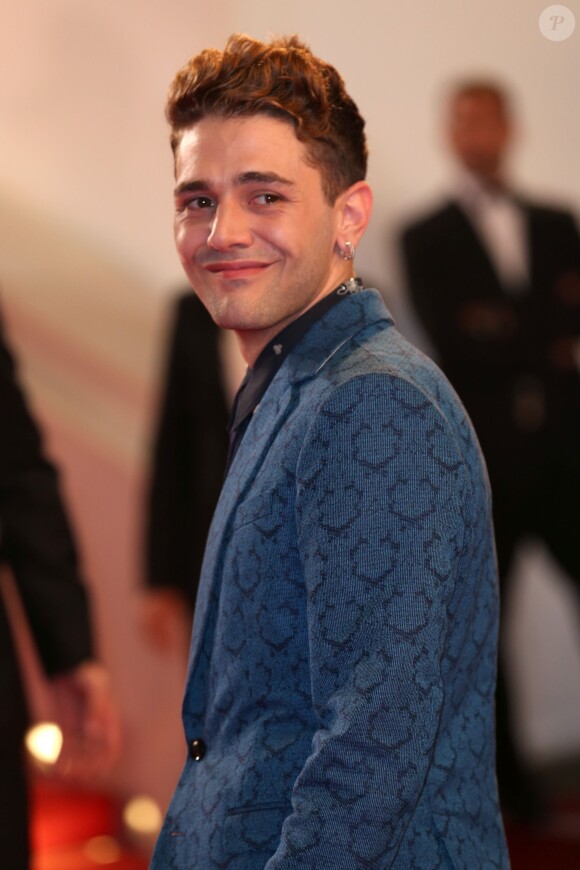 Xavier Dolan - Montée des marches du film "Mommy" lors du 67e Festival du film de Cannes le 22 mai 2014.