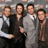 Take That aux Brit Awards à Londres, le 20 février 2008.