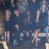Kim Kardashian et Kanye West assistent au défilé Lanvin printemps-été 2015 à l'École Nationale des Beaux-Arts. Paris, le 25 septembre 2014.