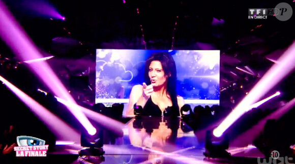 Nathalie dans la finale de Secret Story 8 sur TF1, le vendredi 26 septembre 2014
