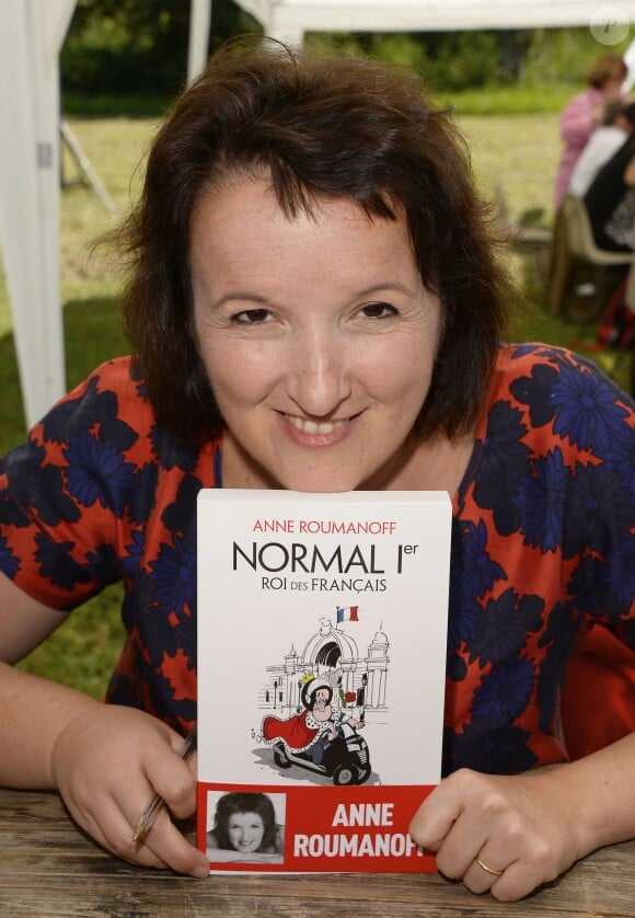 Anne Roumanoff - 19e édition de "La Forêt des livres" à Chanceaux-près-Loches, le 31 août 2014.