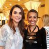Rania de Jordanie avec sa bonne amie Zainab Salbi le 22 septembre 2014 lors de l'ouverture de la Clinton Global Initiative à New York. Instagram.