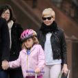 Michelle Williams et sa fille  Matilda Rose Ledger à New York, le 26 mars 2012