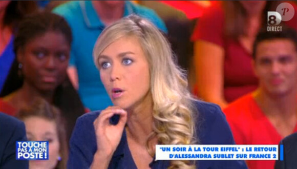 Enora Malagré dans Touche pas à mon poste, le jeudi 2 octobre 2014.