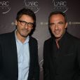  Pascal Elb&eacute; et Nikos Aliagas - Inauguration de la discoth&egrave;que L'Arc &agrave; Paris le 2 octobre 2014. 