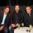  Pascal Elb&eacute;, Benjamin Patou, Laurent Lafitte et Nikos Aliagas - Inauguration de la discoth&egrave;que L'Arc &agrave; Paris le 2 octobre 2014. 