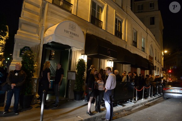 Ambiance - Inauguration de la discothèque L'Arc à Paris le 2 octobre 2014.