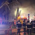  Un incendie, qui pourrait &ecirc;tre criminel, a ravag&eacute; le restaurant de la bo&icirc;te de nuit L'Arc, &agrave; Paris le 21 fevrier 2013. 