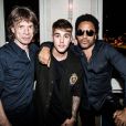 Lenny Kravitz, Mick Jagger et Justin Bieber, réunis pour l'ouverture de l'Arc à Paris le 2 octobre 2014