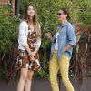 Exclusif - Teri Hatcher et sa fille Emerson sont allées déjeuner à Studio City, le 3 octobre 2014.