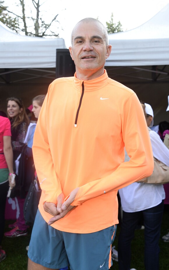 Laurent Weil au Triathlon des Roses dans le Domaine National de Saint-Cloud le 4 octobre 2014.