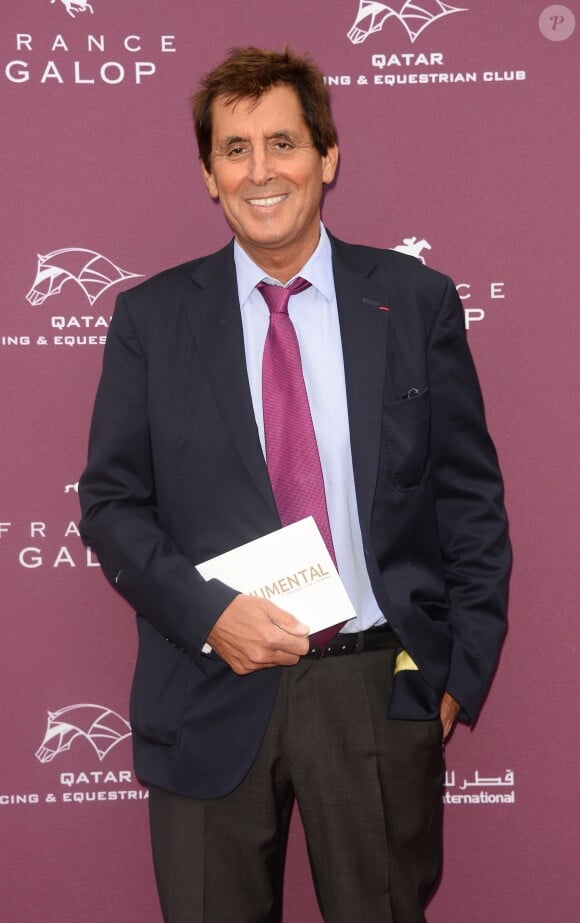 Max Guazzini lors du Qatar Prix de l'Arc de Triomphe à l'hippodrome de Longchamp à Paris, le 5 octobre 2014