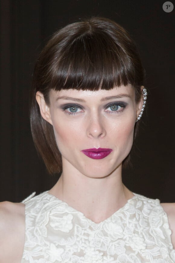 Coco Rocha au défilé de mode "Giambattista Valli", collection prêt-à-porter printemps-été 2015, à Paris. Le 29 septembre 2014