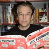 Exclusif - Philippe Vandel dédicace sa bande dessinée "Les Pourquoi en BD" à la librairie BD Net à Paris, le 26 septembre 2014.