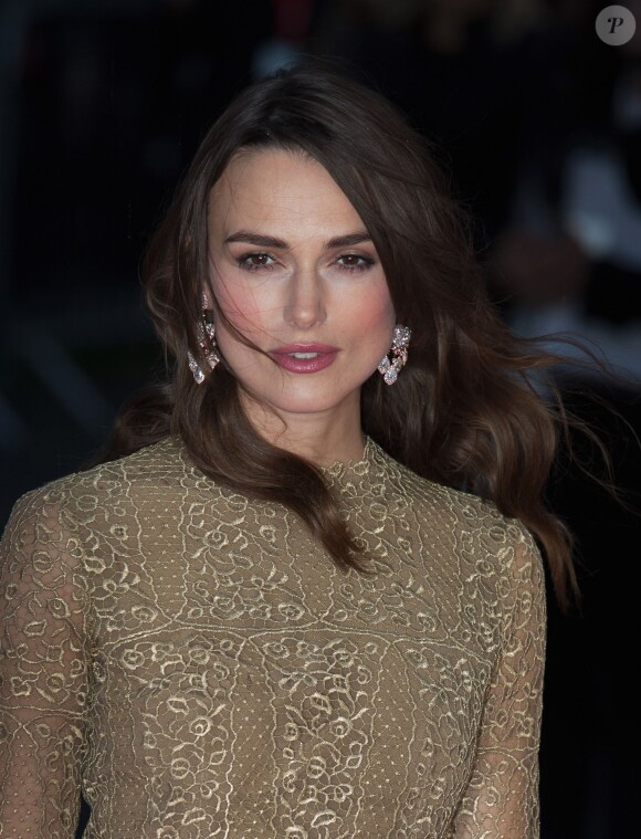 Keira Knightley - Première du film "The Imitation Game" à Londres le 8 octobre 2014.