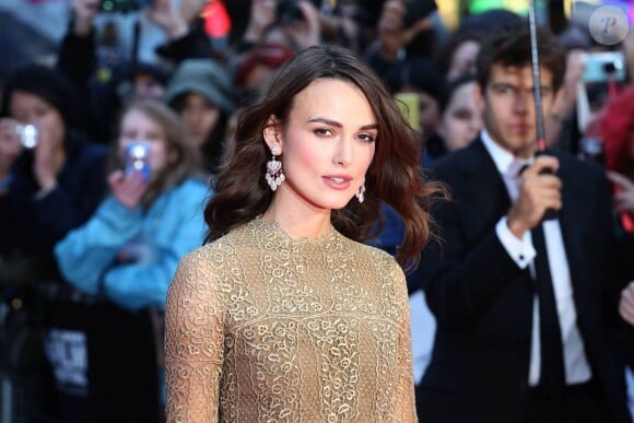 Keira Knightley - Première du film "The Imitation Game" à Londres le 8 octobre 2014.