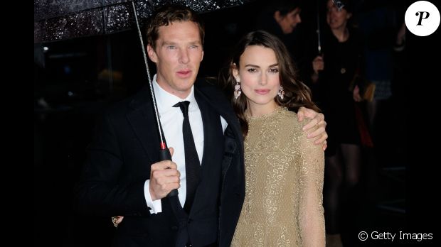 Keira Knightley et Benedict Cumberbatch ouvrent le BFI à Londres le 8 octobre 2014. (Crédit : Getty)