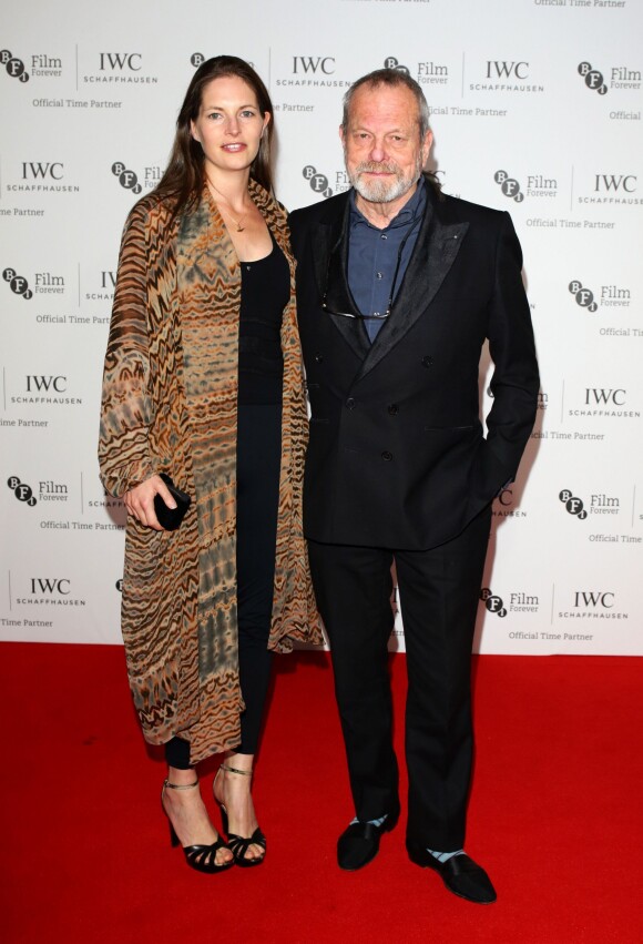 Terry Gilliam et sa femme Amy - Dîner de gala "IWC" à Londres le 7 octobre 2014.