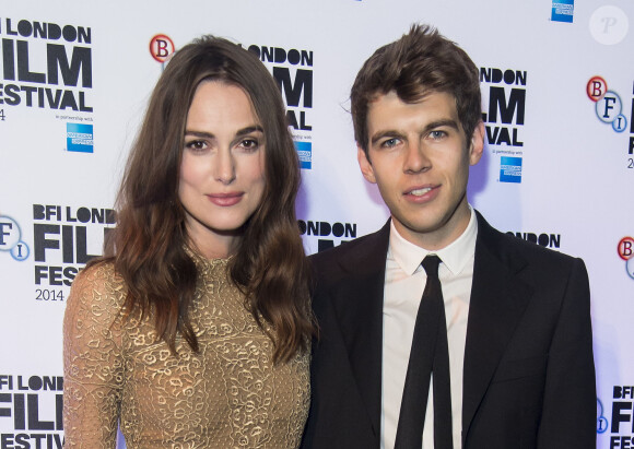 Keira Knightley et son mari James Righton à la soirée du film "The Imitation Game" à Londres le 8 octobre 2014.