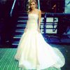 Katherine Jenkins le 13 septembre 2014, photo Instagram. Non, ce n'est pas un essayage de sa robe de mariée, mais sa tenue avant de monter sur scène !