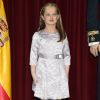 L'infante Leonor, princesse des Asturies, fait peur à voir dans sa version de cire : les nouvelles statues du roi Felipe VI et de la reine Letizia d'Espagne au Musée de cire de Madrid, inspirées du jour du couronnement du nouveau souverain le 19 juin 2014, ont été dévoilées le 10 octobre 2014, et ce n'est pas franchement une réussite...