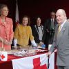 Le roi Juan Carlos et la reine Sofia lors de la journée nationale de la Croix Rouge à Madrid en Espagne le 8 octobre 2014.
