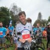 Christophe Pacaud - La troisième édition de la "Run & Bike Solidaire" au profit du Secours populaire français organisée à Paris sur le Domaine national de Saint-Cloud, le 12 octobre 2014.
