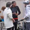 Marie-José Pérec - La troisième édition de la "Run & Bike Solidaire" au profit du Secours populaire français organisée à Paris sur le Domaine national de Saint-Cloud, le 12 octobre 2014.