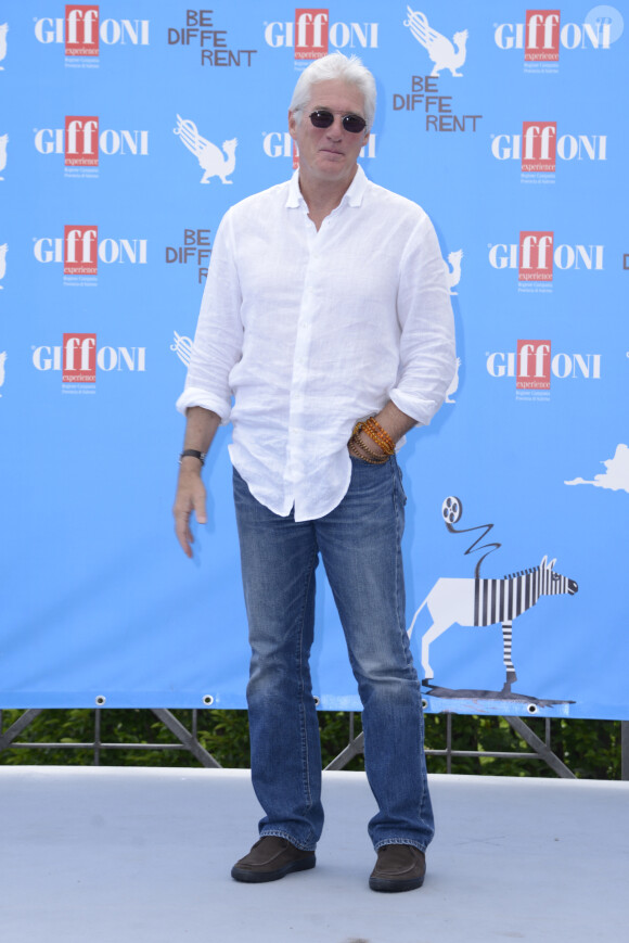 Richard Gere reçoit un Giffoni Award lors du Festival du Film de Giffoni, le 22 juillet 2014.