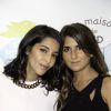 Leila Bekhti et Geraldine Nakache lors du diner de charité de l'association "Sur les bancs de l'Ecole" parainée par Leila Bekhti, au Pavillon Gabriel le Lundi 13 Octobre.