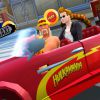 Screenshot du catcheur Hulk Hogan dans le jeu "Crazy Taxi City Rush" - octobre 2014