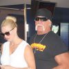 Hulk Hogan et sa femme Jennifer McDaniel à Los Angeles, le 18 août 2014. 