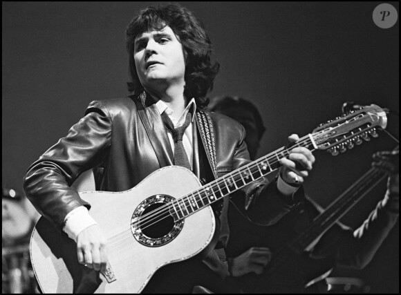 Daniel Balavoine en concert à l'Olympia à Paris, le 1er février 1980. 