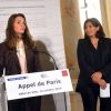 Anne Hidalgo et Melinda Gates lancent l'Appel de Paris pour la santé des femmes et des enfants dans le monde à Paris, le 14 octobre 2014.