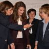 Anne Hidalgo, Melinda Gates, Geneviève Fioraso - Melinda Gates et Anne Hidalgo lancent l'Appel de Paris pour la santé des femmes et des enfants dans le monde à Paris le 14 octobre 2014.