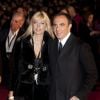 L'animateur Nikos Aliagas et sa compagne Tina Grigouriou - 15e édition des NRJ Music Awards à Cannes. Le 14 décembre 2013.