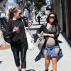 Kourtney Kardashian (enceinte) fait du shopping à Beverly Hills le 26 septembre 2014