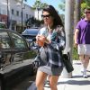 Kourtney Kardashian (enceinte) fait du shopping à Beverly Hills le 26 septembre 2014
