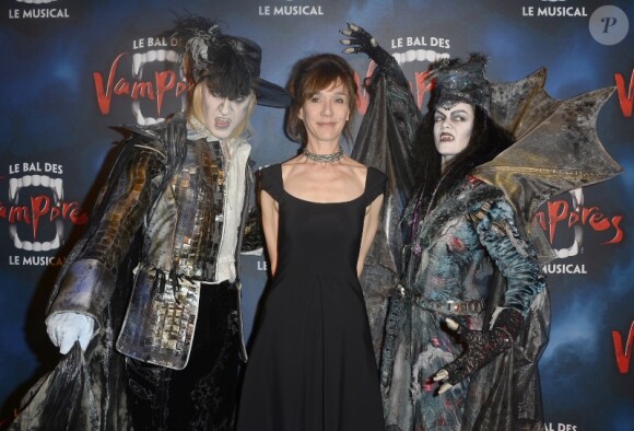 Virginie Lemoine - Générale de la comédie musicale Le Bal des Vampires, au théâtre Mogador à Paris, le 16 octobre 2014