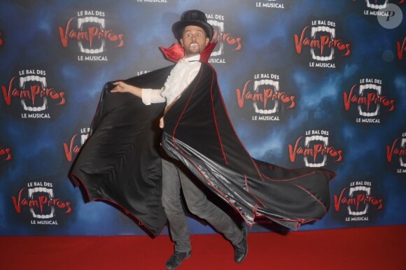 Christophe Beaugrand - Générale de la comédie musicale Le Bal des Vampires, au théâtre Mogador à Paris, le 16 octobre 2014
