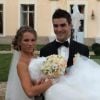 Mariage de Tony Gallopin et Marion Rousse le 18 octobre 2014.