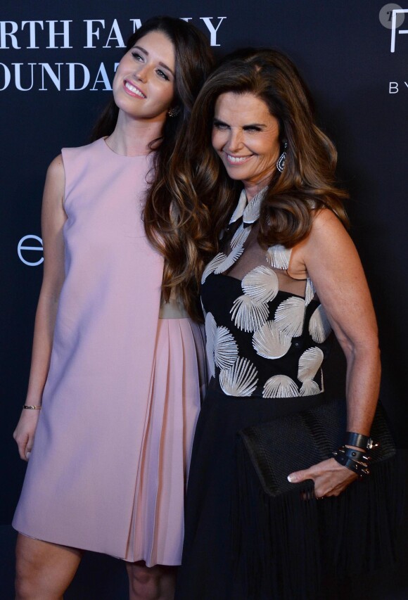 Maria Shriver et sa fille Katherine Swarzenegger assistent à la 10e édition de la Pink Party, au profit de la lutte contre le cancer du sein, à Santa Monica, le samedi 18 octobre 2014.
