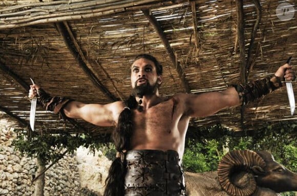 Jason Momoa dans "Game of thrones" sur HBO en 2011.