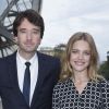 Antoine Arnault et sa compagne Natalia Vodianova - Inauguration du musée de la Fondation Louis Vuitton à Paris le 20 octobre 2014. 