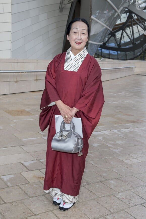 Setsuko Klossowska de Rola - Inauguration du musée de la Fondation Louis Vuitton à Paris le 20 octobre 2014. 