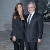 Sidney Toledano et sa femme Katia Toledano - Inauguration du musée de la Fondation Louis Vuitton à Paris le 20 octobre 2014. 