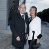 Fabrice Hergott et Patricia Marshall - Inauguration du musée de la Fondation Louis Vuitton à Paris le 20 octobre 2014. 