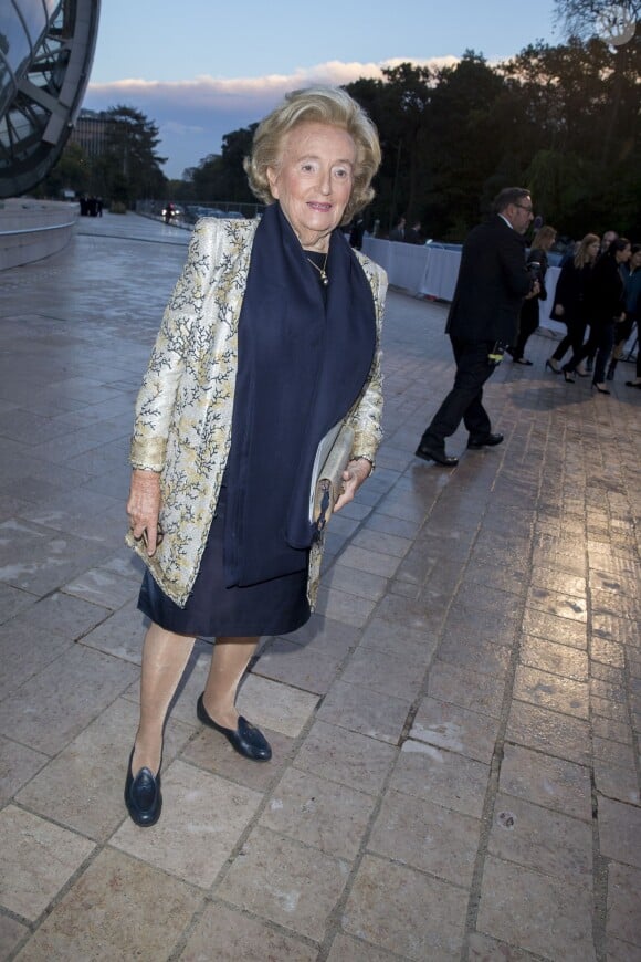Bernadette Chirac - Inauguration du musée de la Fondation Louis Vuitton à Paris le 20 octobre 2014. 